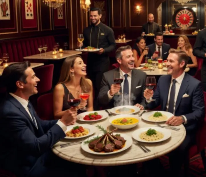 Gastronomické zážitky, pokerové večery a interiér restaurace Dice Chips