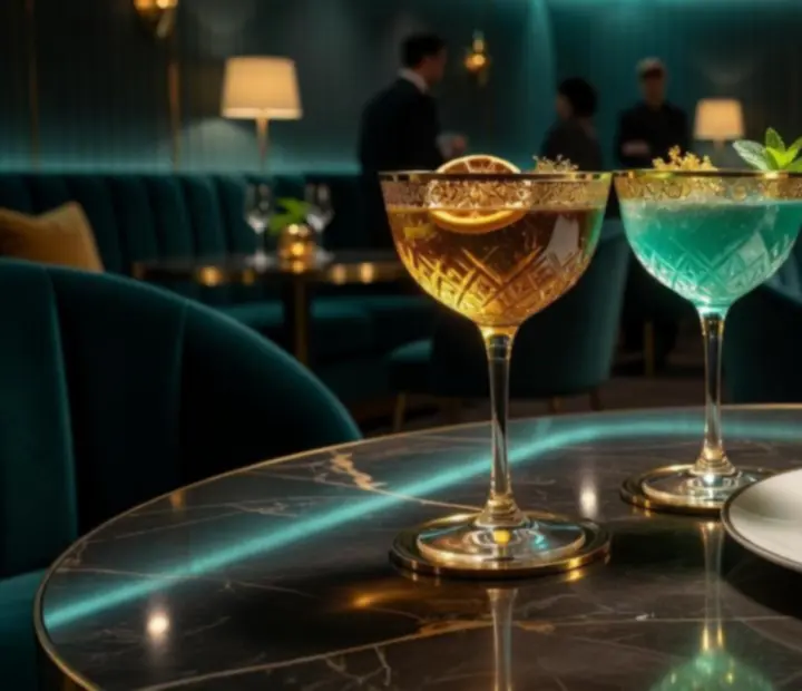VIP večer se signature koktejly v restauraci Dice Chips